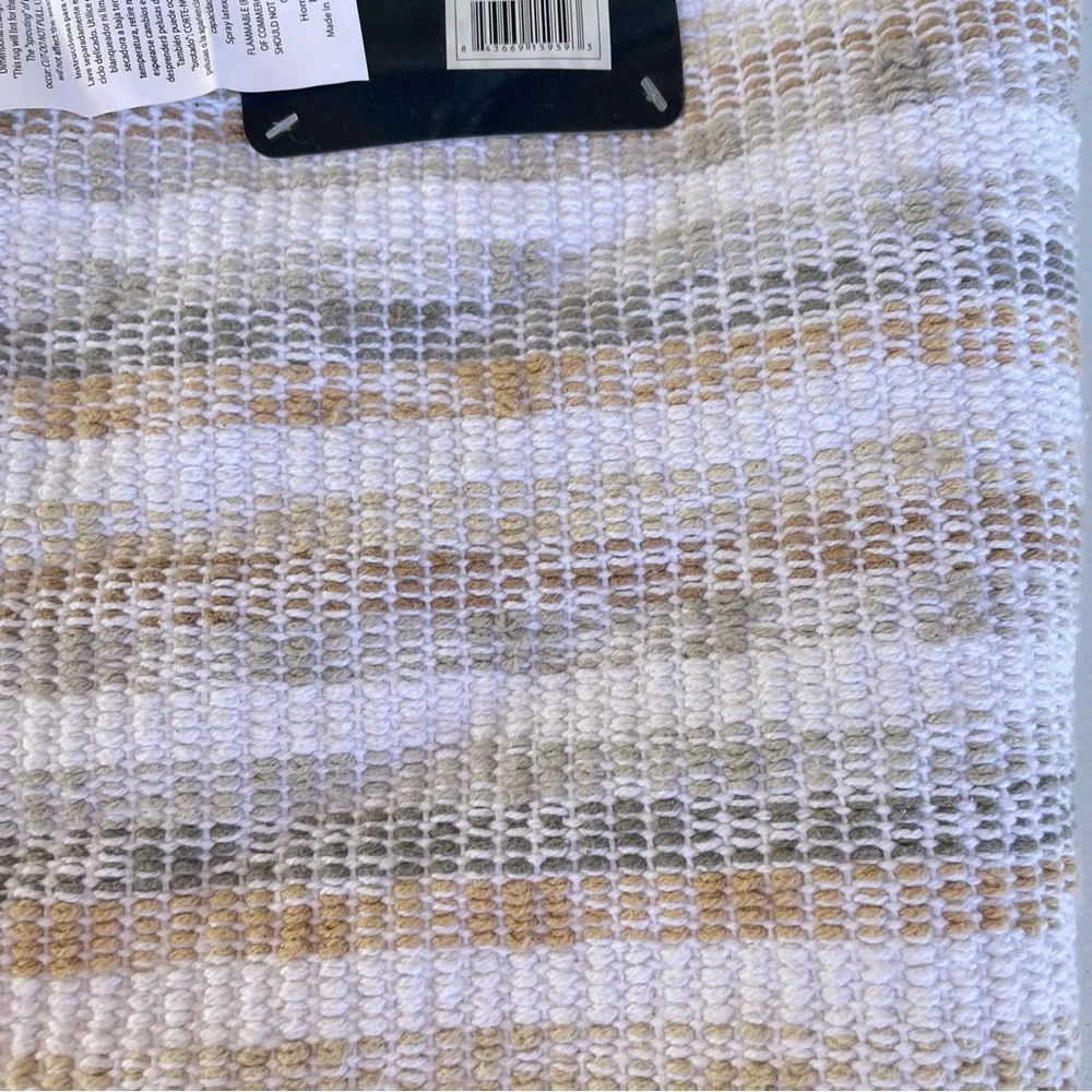 Home Weavers Inc Orion Quick Dry Rug Beige 100% 17